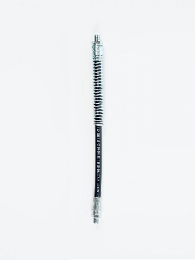 Шланг усиленный для смазки с защитной пружиной, 300 мм  х 1/8" BSPT