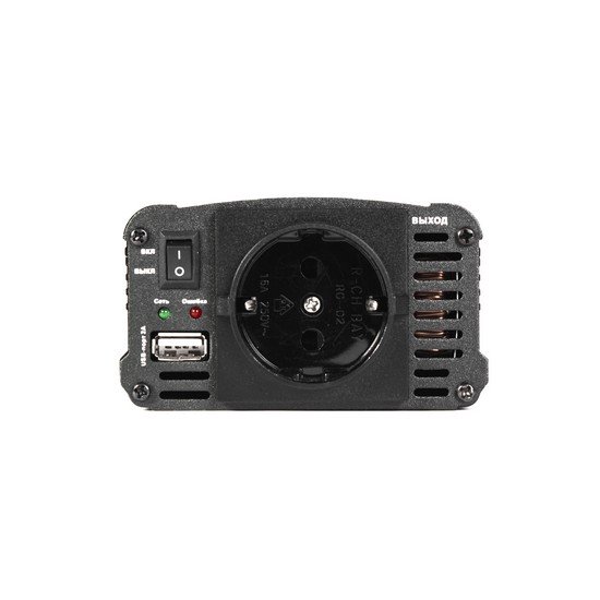 Инвертор SVC BI-500, 500Вт, 220В, 50Гц, 3 мс, чёрный, 220*155*60 мм