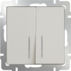 Werkel WL03-SW-2G-LED-ivory