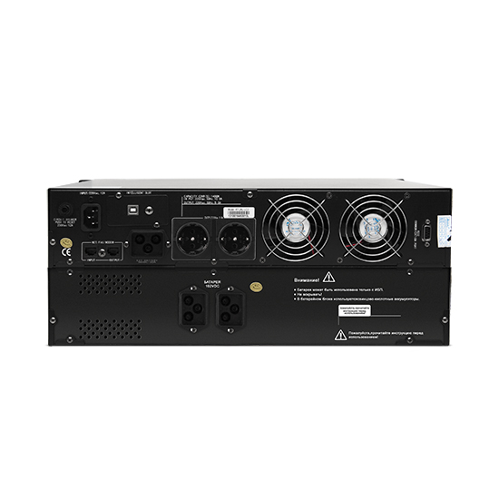 ИБП (UPS) SVC RT-3KL-LCD, 3000ВА / 2700Вт, 220В, 12В/7.5 Ач х 8 шт., 440*480*173 мм