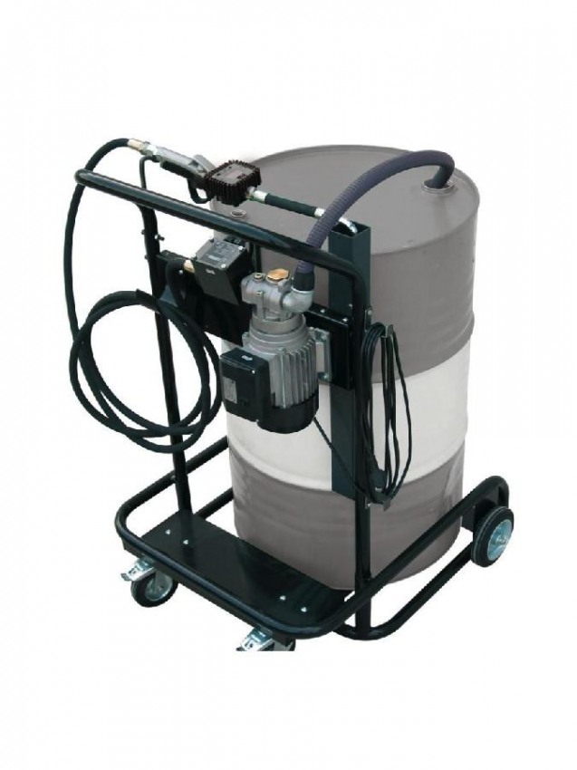 Viscotroll 200/2 AC K400 - Мобильный маслораздатчик (пист. с эл. счет., тележка), 9 л/мин
