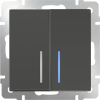 Werkel WL07-SW-2G-2W-LED