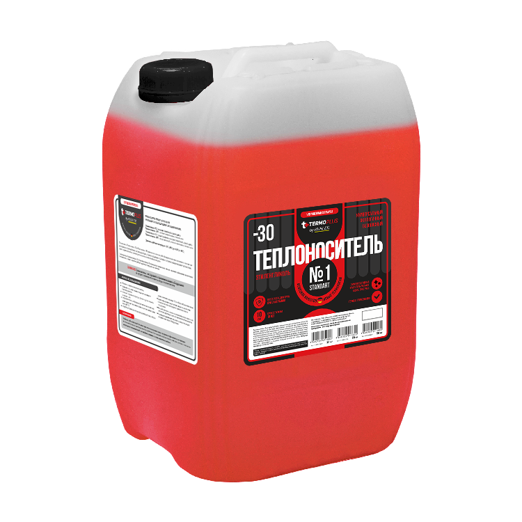 Теплоноситель №1 Standart "Termoplus by Kuhler" этиленгликоль -40, 30кг