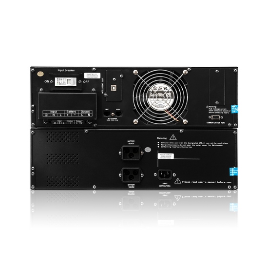 ИБП (UPS) SVC RT-6KL-LCD, 6000ВА / 4800Вт, 220В, 12В/7.5 Ач х 16 шт., 130*438*625 мм