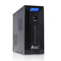 ИБП (UPS) SVC W-1500, 1500ВА / 900Вт, 220В, 3 мс, 12В/9 Ач х 2 шт., 265*110*340 мм