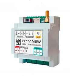 ZONT H-1 V NEW. Отопительный GSM / Wi-Fi термостат для газовых и электрических котлов. 