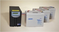 Источник бесперебойного питания для автономии газового котла INELT MONOLITH K1000LT + 3 АКБ AQQU (12ML55)