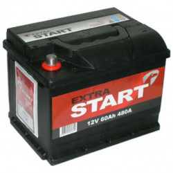 Аккумуляторная батарея Extra Start 60e 6СТ-60N R+ (L2)
