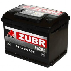 Аккумуляторная батарея ZUBR Ultra 60 L+