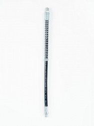 Шланг для смазки с защитной пружиной 300 мм  х 1/8" BSPT, 240 бар